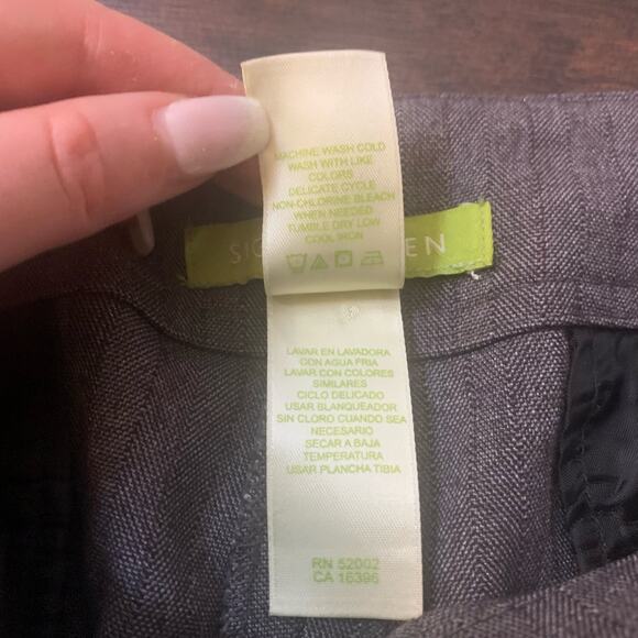 Sigrid Olsen gray shimmer Modernist dress pants size 12 - Picture 7 of 12